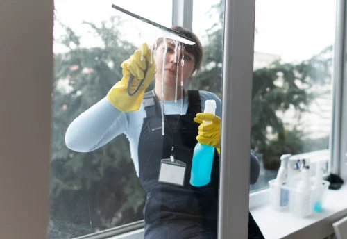 Nettoyage de vitres intérieures et extérieures à Roussines